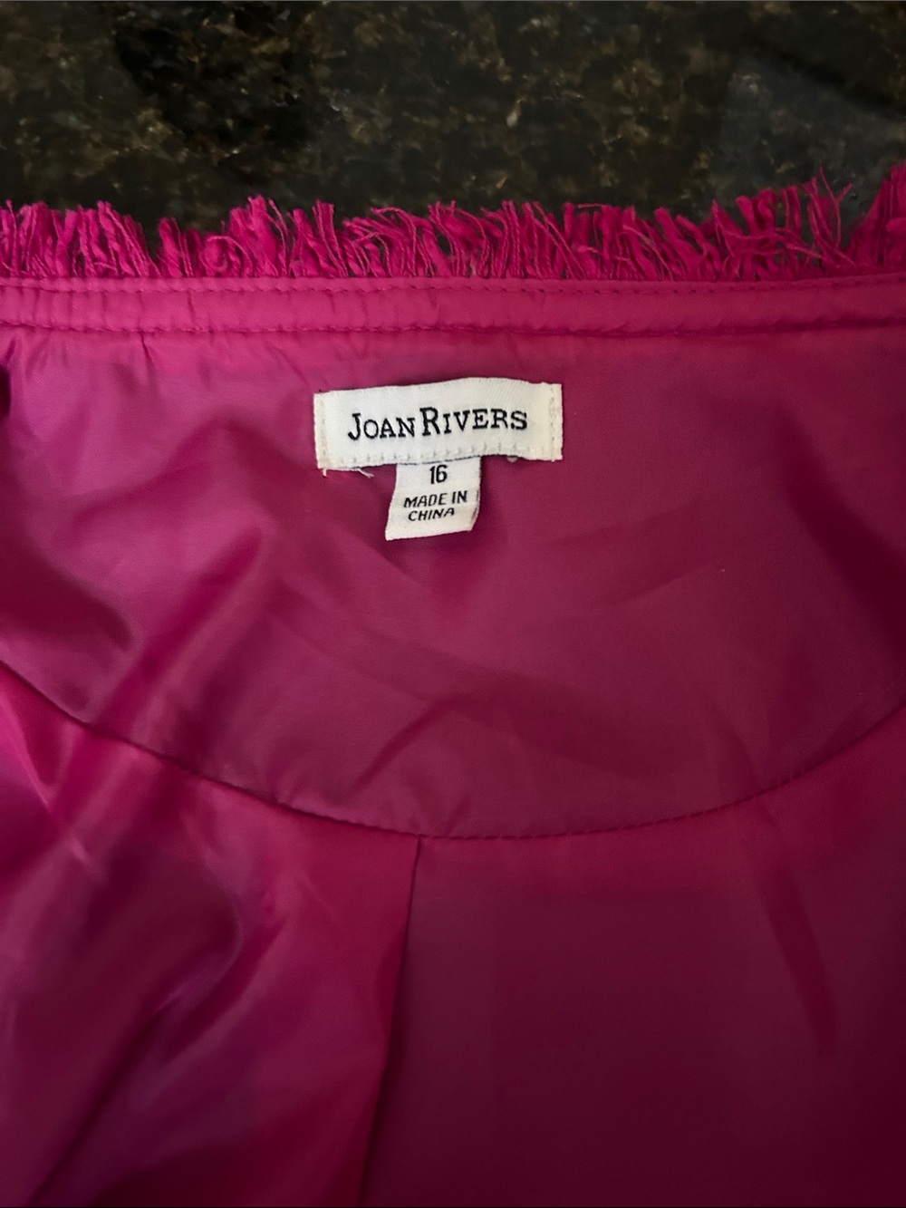 Joan Rivers Fuchsia Bouclé Jacket - Picture 6 of 6